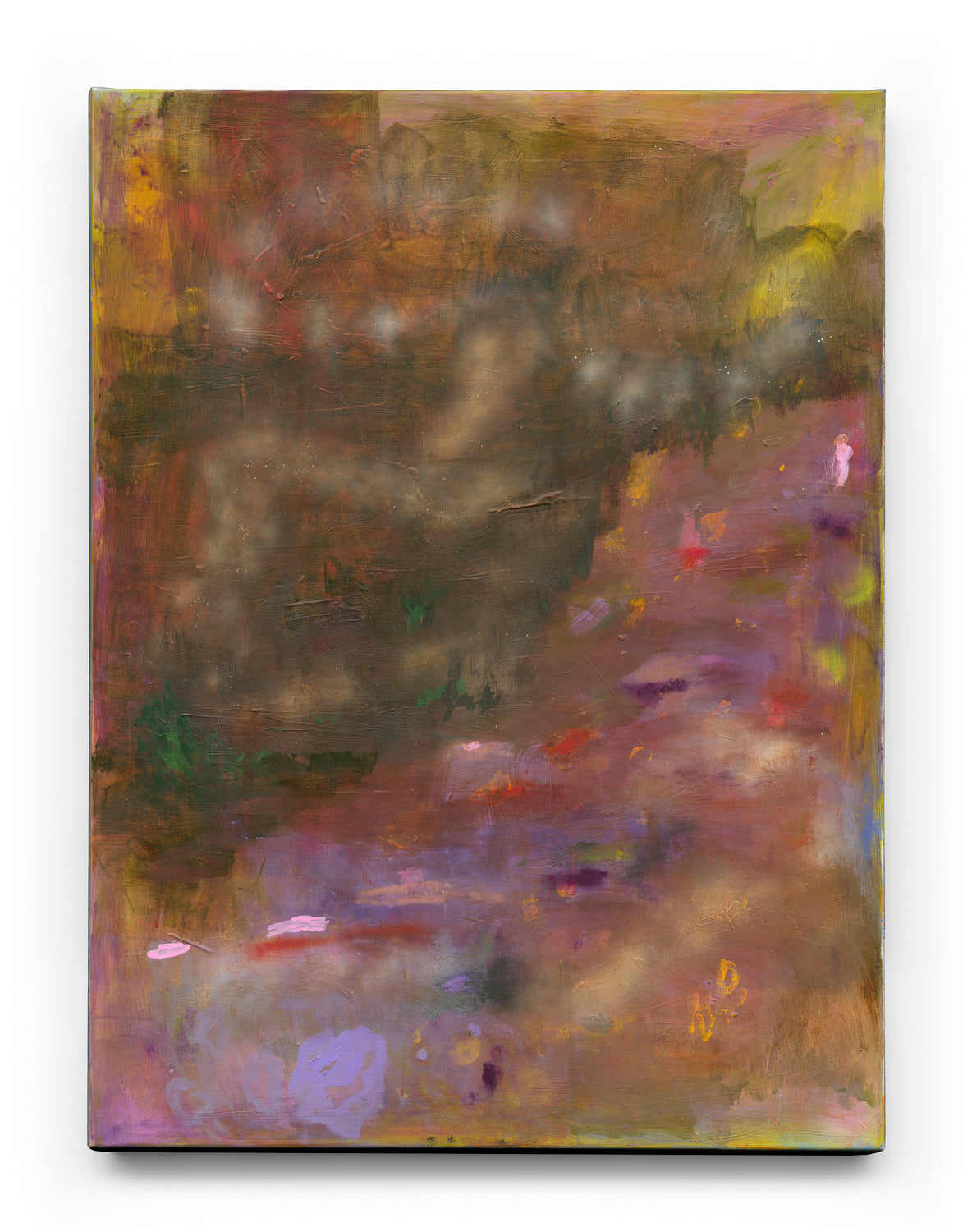 Portrait of a mural titled "Under The Weight Of Summer" by Marisabel Gonzalez, 90x120cm wall art for social media display.